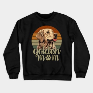 Golden Mom Dog Lover Crewneck Sweatshirt